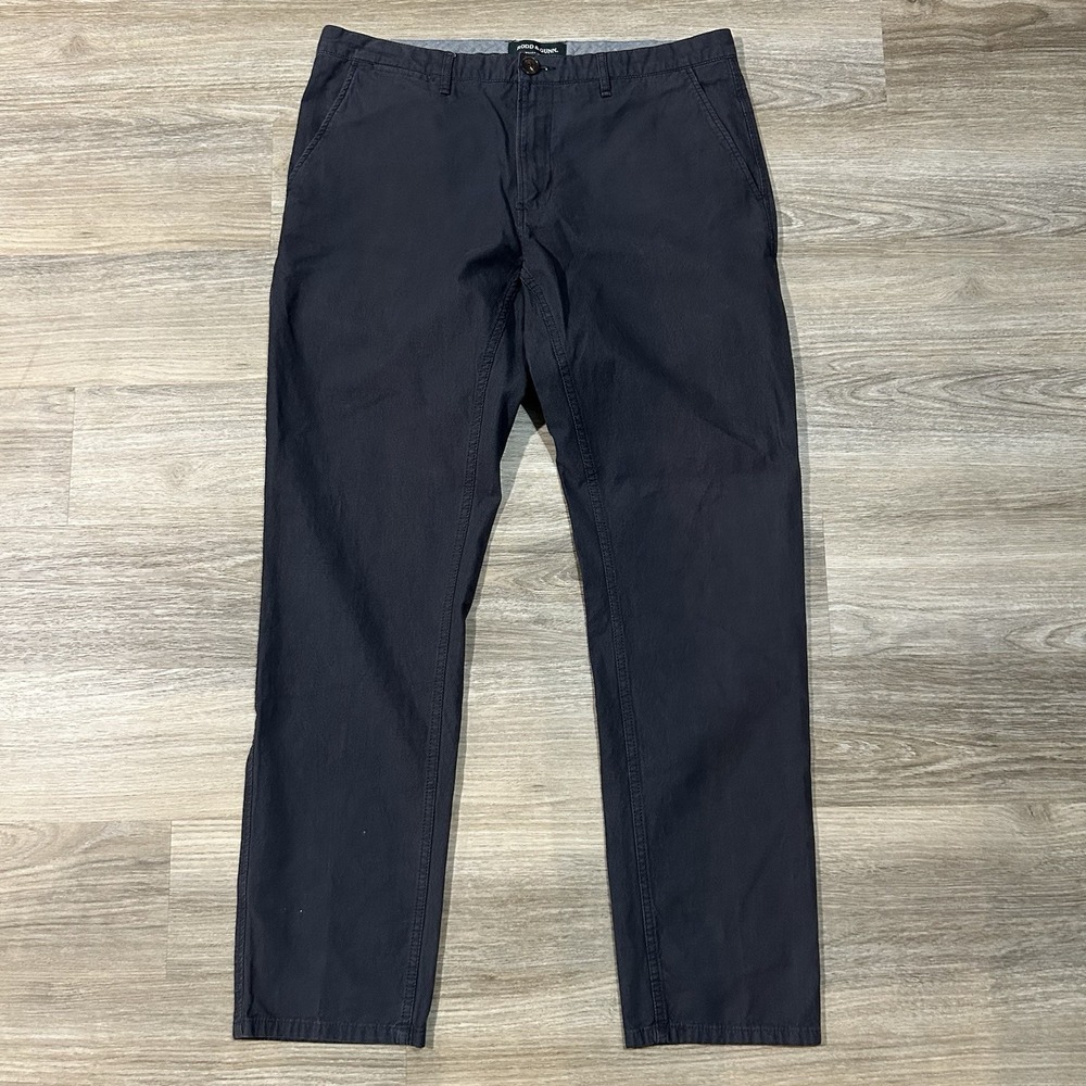 Rodd & Gunn Pants Mens 36x32 Grey Chino Stretch Slim Fit